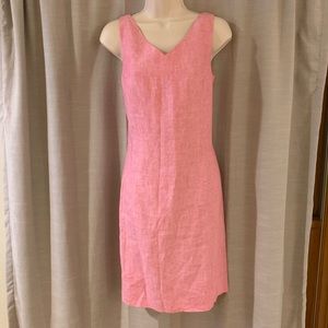 Talbots Linen Sheath Dress